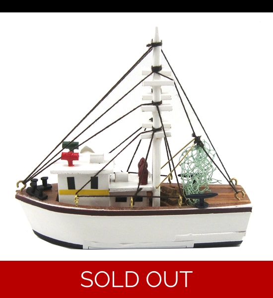 5" Shrimp Boat Model